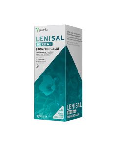 Yasenka Lenisal Broncho Calm - Trostruko jača formula za borbu protiv suhog nadraženog kašlja. Proizvod je u bijelo plavoj kutiji na bijeloj pozadini.