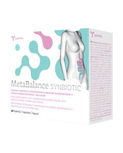 Yasenka Meta Balance Synbiotic 30 kapsula - Regulacija crijevne mikroflore, metaboličkih procesa i podrška imunitetu i smanjenju stresa.