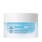 SVR [HYALU] BIOTIC GEL - obnavljajući i popunjavajući gel. Dehidrirana koža, zatezanje, bore i borice. Formula sadrži 80% sastojaka prirodnog podrijetla i pakirana je u staklenu posudicu. 