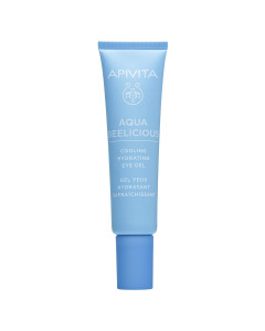 Apivita Aqua Beelicious hidratantni gel za područje oko očiju s efektom hlađenja 15 ml - osvježavajući i hidratantni gel stručno je formuliran cvjetnom sinergijom, trenutno obnavljaju rezerve vlage u koži.