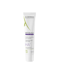 A-DERMA Epithelial A.H Ultra umirujuća obnavljajuća krema 100 ml - hidratizira, ubrzava obnovu kože za 6 dana¹, pomaže smanjiti pojavu tragova i umiruje neugodne osjete na koži.
