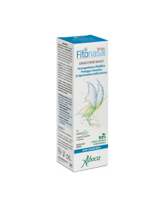 Aboca Fitonasal sprej za nos 30 ml - pomaže u otčepljivanju nosa, razrjeđivanju i uklanjanju sluzi iz nosnih prolaza te potiče normalnu regeneraciju sluznice, a njegova je formula biorazgradiva.