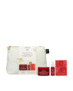 Apivita Beevine Elixir rutina - bogata tekstura 2025 SET - set u elegantnoj i blagdanskoj torbici, neophodna dnevna anti-age rutina koja dubinski hidratizira, njeguje i ponovno ispunjava bore.