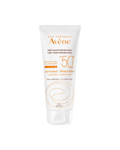 Avène Mineralno mlijeko SPF50+ 100 ml - osigurava vrlo visoku zaštitu od sunca prilagođenu koži netolerantnoj na kemijske filtere i parfeme, kao i osjetljivoj koži odraslih i djece.