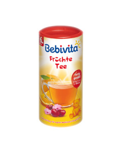 Bebevita Instant voćni čaj 200 g - ukusan i osvježavajući napitak voćnog okusa koji se lako i brzo priprema u toploj ili hladnoj vodi. Za bebe od 6 mjeseci.