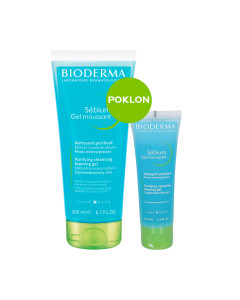 Bioderma Sebium pjenušavi gel 200 ml + Sebium pjenušavi gel 45 ml SET