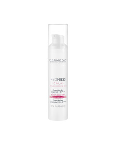 DERMEDIC REDNESS CALM Dnevna krema za korekciju UV+IR SPF20 40 ml - hrani, jača i štiti kožu zahvaćenu kuperozom, vidljivo smanjuje pojavu proširenih kapilara, smanjuje crvenilo i ujednačava boju kože. 