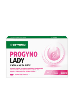 Dietpharm Progyno Lady vaginalne tablete 10 komada - vaginalne tablete pomažu u vraćanju ravnoteže vaginalnog pH-a te smanjuju simptome poput suhoće, iritacije, peckanja i svrbeža.