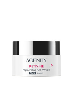 Dr. Irena Eris AGENITY RETIVINE 2° regenerativna noćna krema protiv bora 50 ml - vidljivo poboljšava čvrstoću, elastičnost i podatnost kože, a istovremeno vraća ujednačen ten, zahvaljujući kombinaciji dva oblika retinola i vitamina E.