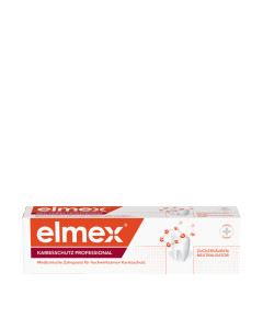 elmex Carijes Protection Professional pasta za zube 75 ml - pomaže u remineraliziranju oštećenih područja zubne cakline i zaštititi zuba od propadanja.