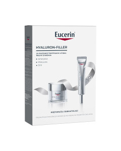 Eucerin Hyaluron-Filler SET x 3 EFFECT dnevna krema SPF30 50 ml + krema za područje oko očiju SPF15 15 ml 2025 - anti age tretmani za njegu lica sa zaštitnim faktorom.