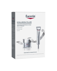 Eucerin Hyaluron-Filler SET 3x EFFECT noćna krema 50 ml + krema za područje oko očiju SPF15 15 ml 2025 - anti age dnevna i noćna njega za lice sa zaštitnim faktorom.