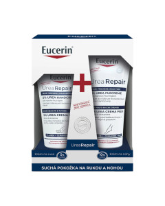 Eucerin UreaRepair krema za stopala 100 ml + krema za ruke 75 ml SET 2025 - tretmani za njegu suhe kože ruku i stopala.