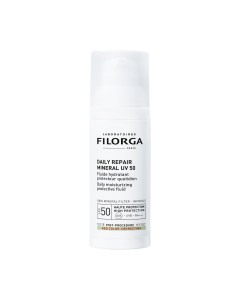 Filorga UV DAILY REPAIR mineral SPF50 zaštitni fluid 50 ml - nevidljiva dnevna zaštita s visokim SPF50 faktorom i 100% mineralnim filterima, formulirana za jačanje kožne barijere i smanjenje crvenila.