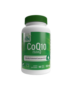 Health Thru Nutrition Koenzim Q10 60 kapsula - svaka kapsula sadrži visokokvalitetni koenzim CoQ-10 u obliku ubikinona, koji se u tijelu prirodno pretvara u ubikinol – bioaktivni oblik koenzima.