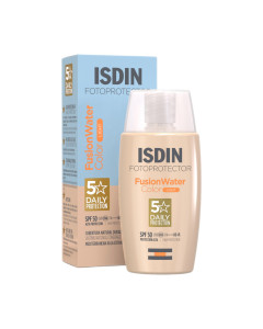 ISDIN Fotoprotector Fusion Water COLOR Light SPF 50+ 50 ml - izuzetno lagana obojena krema za zaštitu od sunca koja djeluje antioksidativno te štiti i hidratizira kožu.