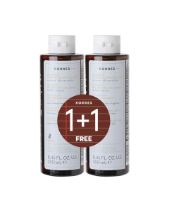 KORRES RICE PROTEINS & LINDEN šampon 1+1 GRATIS -  šampon za tanku kosu sa rižinim proteinima i lipom za jačanje i vraćanje volumena tankoj kosi.