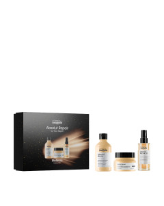 L'Oréal Professionnel Paris Trio Absolut Repair Holiday Set 2025 - blagdanski set namijenjen je obnovi, jačanju i njezi suhe i oštećene kose.