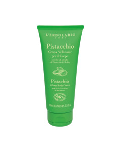 L'Erbolario Pistacchio krema za tijelo 100 ml - mekana i nježna poput kreme od pistacija, ova emulzija daje koži baršunasti izgled i izvrstan gurmanski miris.