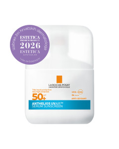 La Roche-Posay Anthelios UV AIR bezbojni tonirani serum SPF50+ 50 ml - vrlo visoka UVA/UVB zaštita, smanjuje učinke fotoonečišćenja na kožu, pruža lagani i prirodni efekt te poboljšava kvalitetu kože za zdrav i blistav izgled.