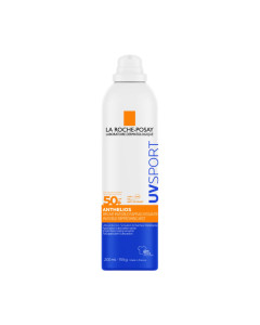 La Roche-Posay Nevidljivi osvježavajući sprej za zaštitu od sunca s vrlo visokom zaštitom SPF50+, 200 ml - visoka zaštita uz nevidljivu, suho‑dodirnu teksturu otpornu na vodu, znoj i pijesak, učinkovit čak i na mokroj koži.