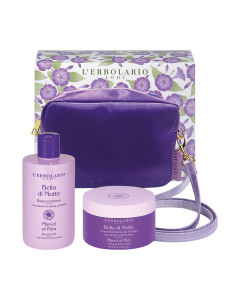 L'Erbolario Great wonders Beauty Bag SET - u ovoj elegantnoj ljubičastoj torbici nalaze se dva esencijalna kozmetička proizvoda iz linije Bella di Notte za njegu tijela.