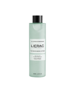 Lierac Hidratantni losion 200 ml - uklanja nečistoće i tragove ostatke šminke, dok istovremeno hidratizira i zaglađuje kožu. Zeleno crna bočica proizvoda na bijeloj pozadini.