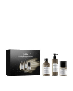 L'Oréal Professionnel Paris Trio Absolut Repair Molecular Holiday Set 2025 - Limited-edition poklon ultimativne dubinske transformacije kose ovih praznika uz set Absolut Repair Molecular Trio.