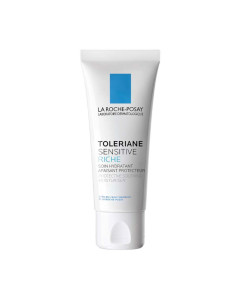 La Roche-Posay TOLERIANE SENSITIVE Bogata hidratantna njega za uravnoteženje mikrobioma osjetljive kože, 40 ml - za lice, hidratantna krema koja štiti, obnavlja i čuva prirodne mikrobiome kože.