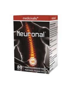 medicinalis+ NEURONAL kapsule 80 komada - sadržava posebne neurotropne sastojke, jedinstvenu kombinaciju nukleotida NCFR  i vitamina B skupine koji pridonose normalnom radu živčanog sustava.