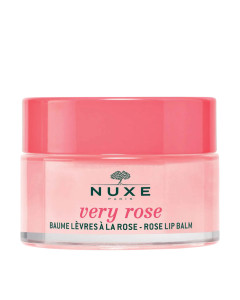 NUXE Very Rose Ružičasti balzam za usne 15 g - Zaljubite se u hidratantni balzam za usne s uljnim ekstraktom ruže, koji sadrži 100% sastojaka prirodnog podrijetla. Ruza posudica proizvoda na bijeloj pozadini.