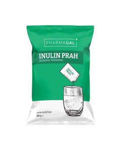 Pharmagal Inulin 30 g - služi kao izvor hrane korisnim bakterijama (prebiotik), potiče rast zdrave crijevne bakterijske flore u smislu povećanja broja korisnih bakterija.