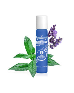 Puressential Roll-on protiv glavobolje s 9 eteričnih ulja 5 ml - djeluje umirujuće, smiruje glavobolju i pomaže u oslobađanju uma. Praktičan i lagan za upotrebu u bilo kojem trenutku.