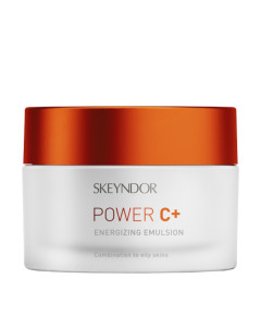 Skeyndor Power C+ Energising Emulsion for combination to oily skin 50 ml - antioksidativna kombinacija za blistaviji i sjajniji izgled. Formulirana za posvjetljivanje i ujednačavanje tona kože.