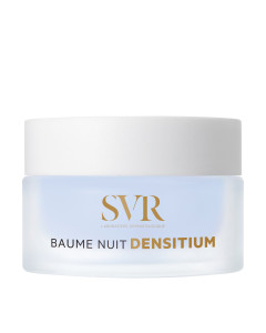 SVR Densitium noćni balzam 50 ml – RECHARGEABLE - sveobuhvatni anti-age tretman koji djeluje dok spavate. Koža je vidljivo svježija, glađa i blistavija nakon buđenja, intenzivno hrani te pruža osjećaj ugode i mekoće.