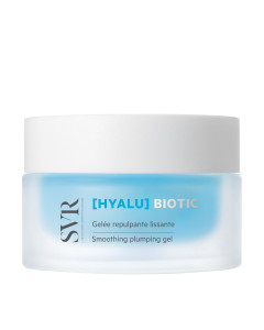 SVR [HYALU] BIOTIC GEL - obnavljajući i popunjavajući gel. Dehidrirana koža, zatezanje, bore i borice. Formula sadrži 80% sastojaka prirodnog podrijetla i pakirana je u staklenu posudicu. 