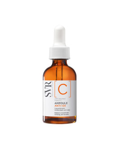 SVR [C]ANTI-OX serum 30 ml - sadrži visoku koncentraciju stabiliziranog vitamina C koji vraća blistavost tenu i uklanja znakove umora. Iz dana u dan, koža postaje ujednačenija, optimalno tonizirana i blistava.