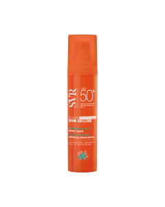 SVR SUN SECURE fluid Photo Age SPF50+ 40 ml - poboljšana dermatološka zaštita od UVA zraka* s aktivnim anti-age sastojcima za ublažavanje bora, korekciju tamnih mrlja te učvršćivanje kože, bez mirisa.