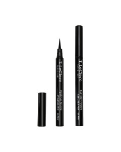 T.LeClerc Eyeliner - 01 NOIR INTENSE - savršen je način za postizanje visokoprecizne linije bez proklizavanja. Proizvod je bez čepa i sa čepom na , te cijeli sklopljeni na bijeloj pozadini.