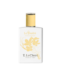 T.LeClerc Le Poudre Frangipani Eau de Parfum 50 ml - senzualan i blistav miris otvara se cvjetnim notama heliotropa, orlovih noktiju i nerolija, koje se potom stapaju s cvijetom frangipanija u egzotičnoj zaobljenosti.