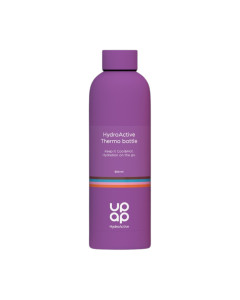 UpAp HydroActive Thermo boca 500 ml - 6 boja na izbor. Kvalitetne boce od nehrđajućeg čelika jednostavnog su dizajna, izrazito lagane i idealne za sve vremenske uvjete. Prva boca ljubičasta.