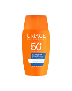 Uriage Bariesun ultra mat AQUA fluid SPF50+ 50 ml - pruža najvišu razinu zaštite u nevidljivoj, izuzetno laganoj teksturi za trenutačni učinak matiranja i 12 sati suhog dodira.