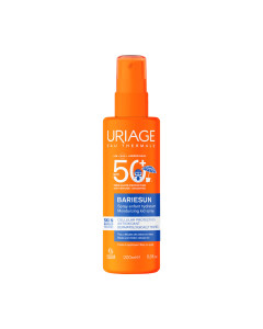 Uriage Bebe Bariesun SPF50+ dječje mlijeko sprej 200 ml - sprječavanje oštećenja stanica i fotostarenje uzrokovano UVA i UVB zrakama i plavim svjetlom.