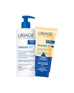 Uriage Xemose C8+ SET Uljni balzam 500 ml + Ulje za tuširanje i kupanje 200 ml - Xemose C8+ tretmani za higijenu sa novom formulom za njegu suhe i vrlo suhe kože cijele obitelji.