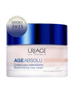 Uriage AGE ABSOLU ružičasta krema za zrelu kožu 50 ml - djeluje na bore, obješenost, volumen, blistavost. Za sve tipove zrele kože, čak i osjetljivu, njega kože u menopauzi.