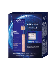 Uriage Age Absolu serum 30 ml + GRATIS Age Absolu ružičasta krema 15 ml - tretmani za njegu zrele kože.