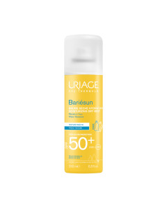 Uriage Bariesun SPF50+ mist 200 ml - ovaj izuzetno lagani mist, nevidljive teksture, osigurava suhi, neljepljiv finiš. Omogućuje jednostavnu primjenu, čak i na mokru kožu.