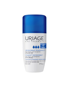 Uriage Dezodorans 3-activ roll-on 50 ml - učinkovito djeluje na znojenje tijekom cijelog dana i bori se protiv neugodnih mirisa, za osjetljivu kožu.