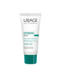 Uriage Hyseac matirajuća gel krema 40 ml - inovacija formule leži u trostrukom djelovanju matiranja, hidratacije i sužavanja pora za profinjeniju teksturu kože.
