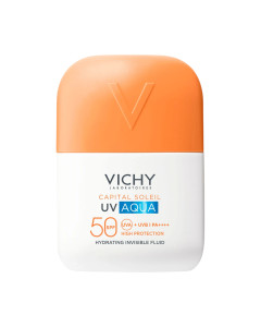 Vichy Capital Soleil UV AQUA nevidljivi hidratacijski fluid SPF50 50 ml -  hidratacijski, svjež, nevidljivi fluid za lice s dnevnom UV zaštitom, precizan aplikator za najugodnije iskustvo pri nanošenju.